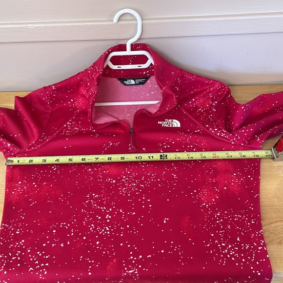 The North Face pink galaxy splatter quarter zip M - Picture 7 of 10